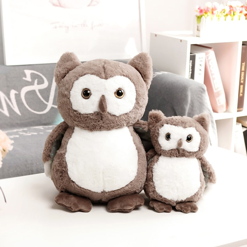 Cute Lifelike Owl Bird Soft Stuffed Plush Toy Doll