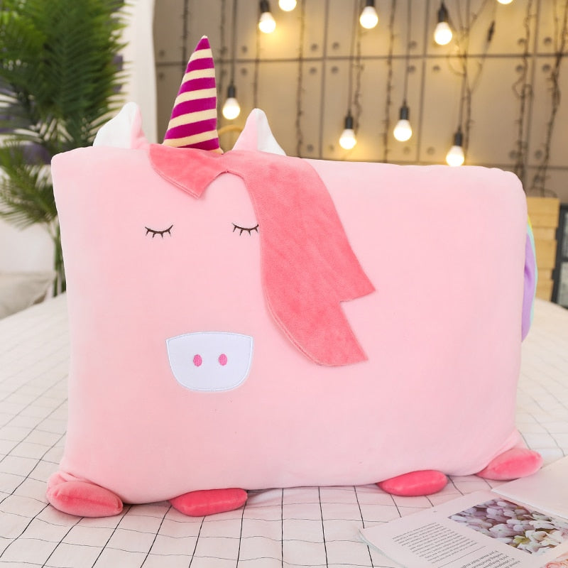 Cartoon Square Animals Soft Plush Throw Pillow Cushion