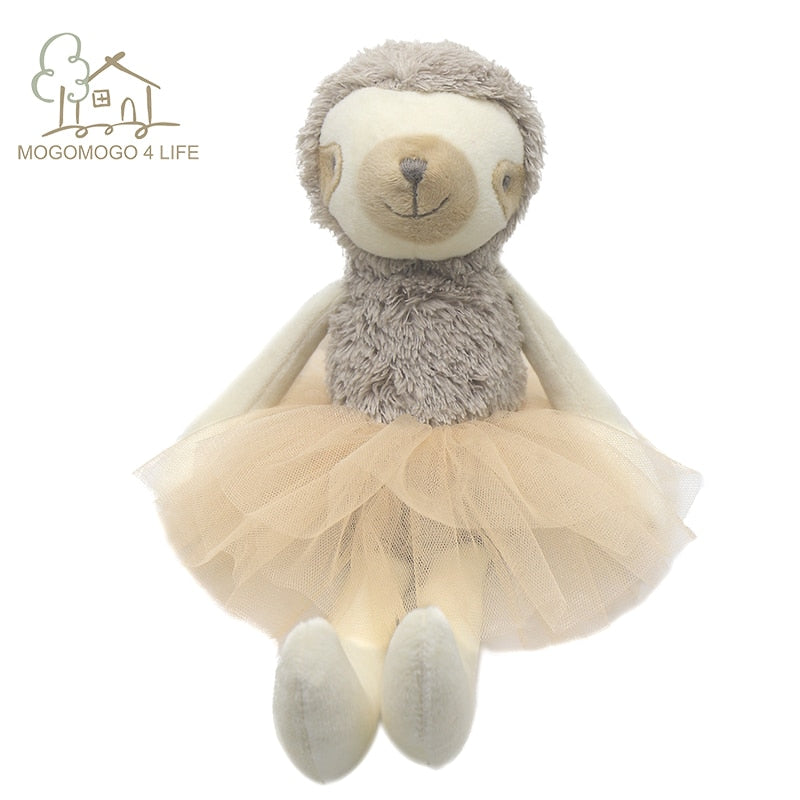 Cute Luxury Ballerina Sloth Plush Stuffed Toys Birthday Gift