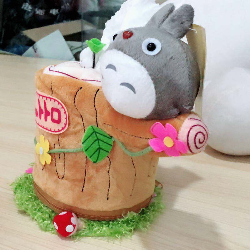 Japan Anime Tororo Round Roll Tissue Napkin Paper Holder