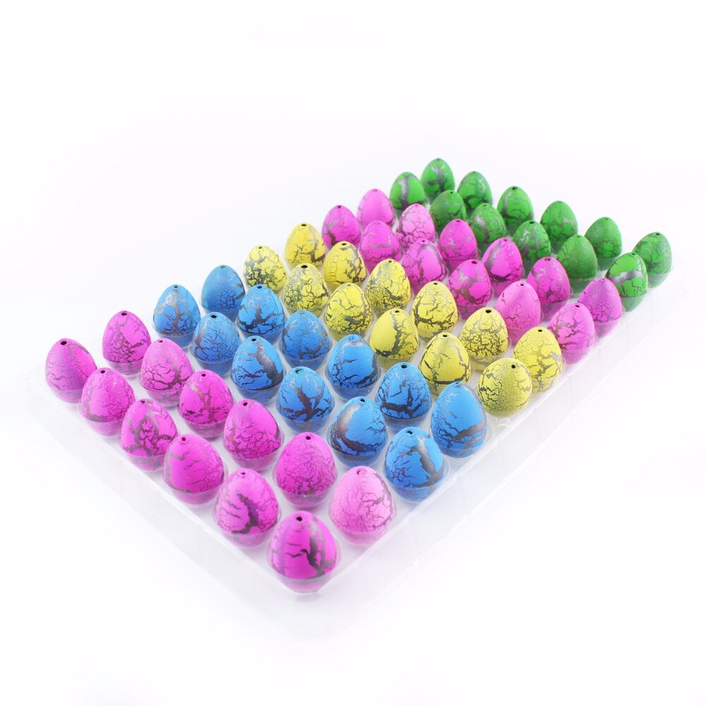 60 Pcs Magic Hatching Growing Dinosaur Eggs Educational Toys