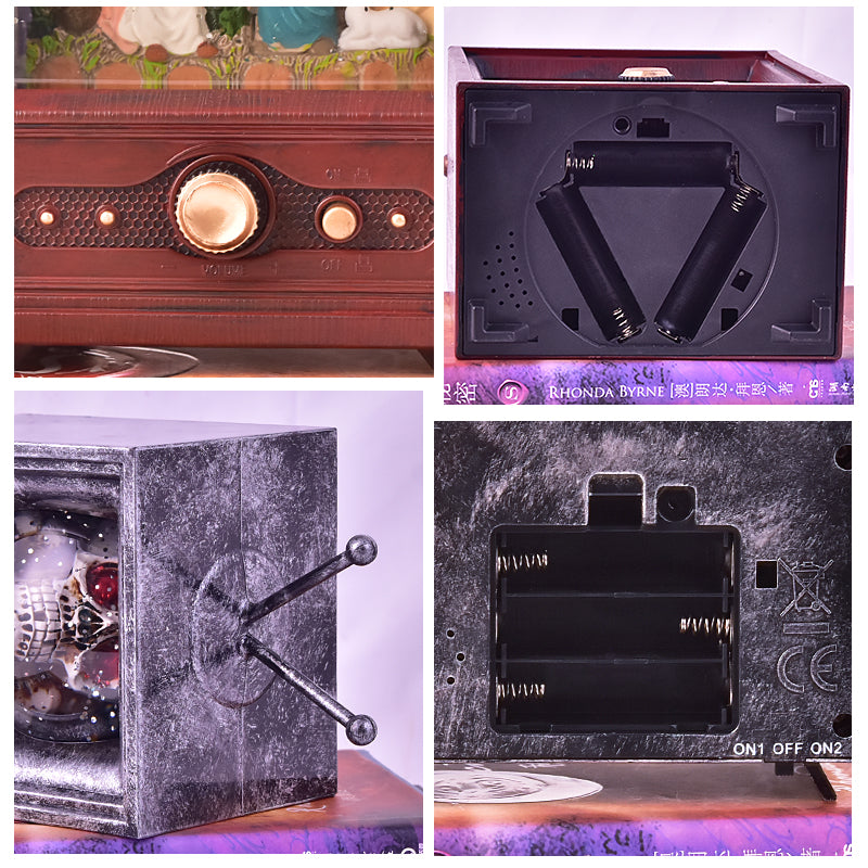 TV Box Snowflakes Globes Music Box Crystal Ball Gifts