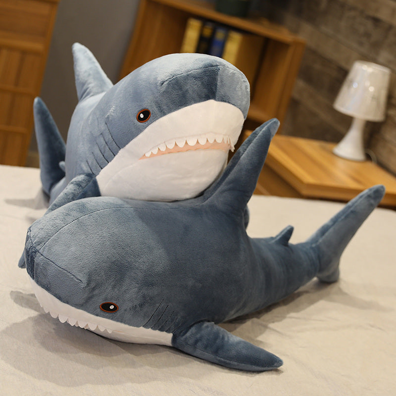 Cute Cartoon Shark Large Size Soft Plush Long Cushion Pillow Doll Gift
