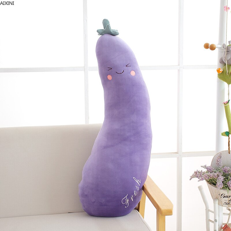 Cute Fruit Vegetable Super Long 80 Plush Pillow Doll Toy