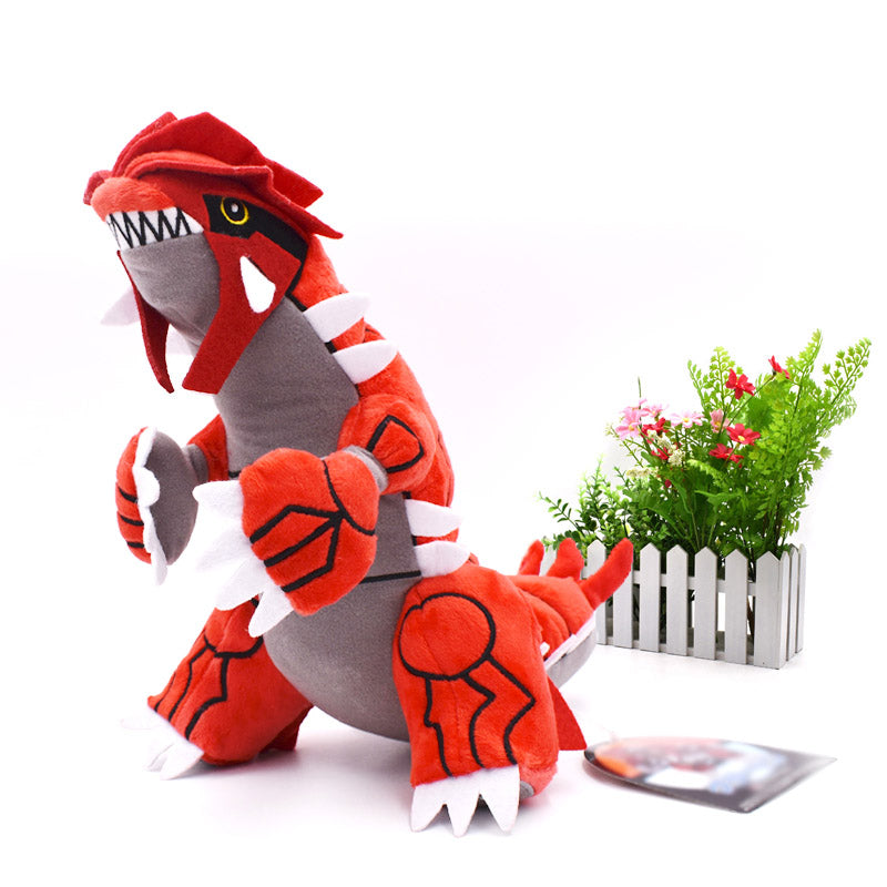 Pokemon Groudon Kyogre 2 Pcs/Set Stuffed Plush Dolls Gift