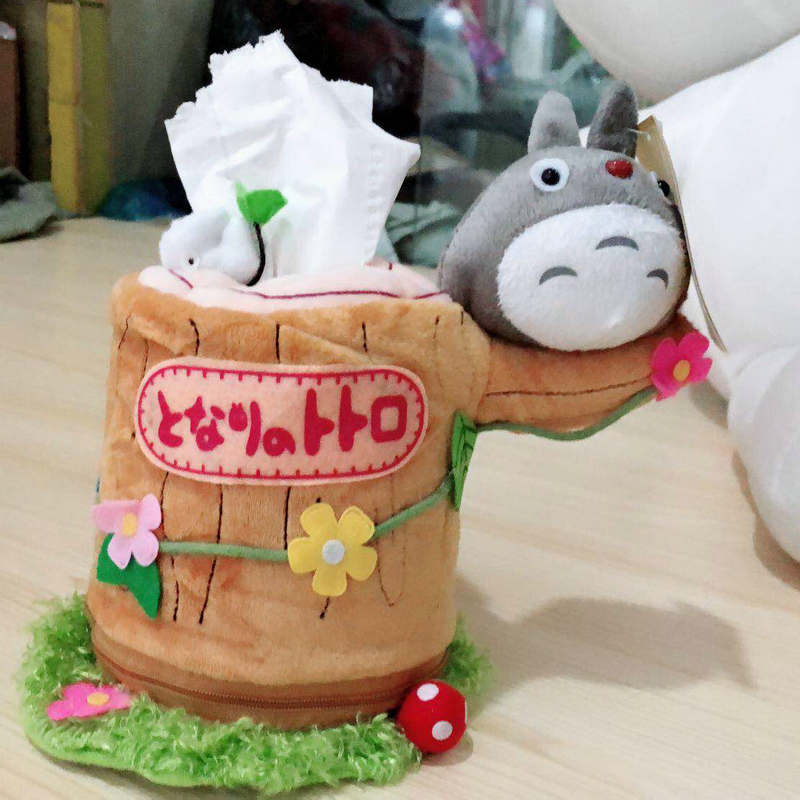 Japan Anime Tororo Round Roll Tissue Napkin Paper Holder