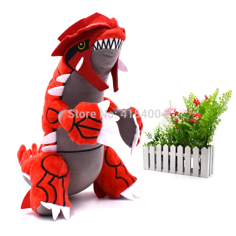 Pokemon Groudon Kyogre 2 Pcs/Set Stuffed Plush Dolls Gift