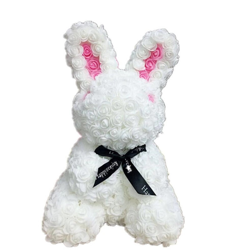 Rose Rabbit Bunny Eternal Flower Valentine's Day Wedding Gift