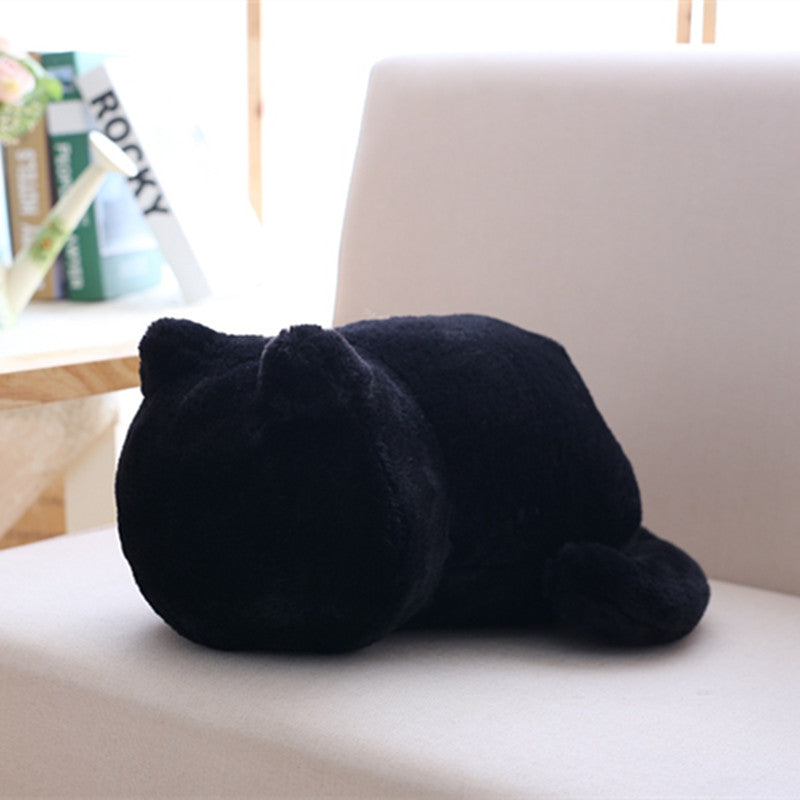 Cute Shadow Fluffy Cat Plush Stuffed Dolls Gift Doll Pillow