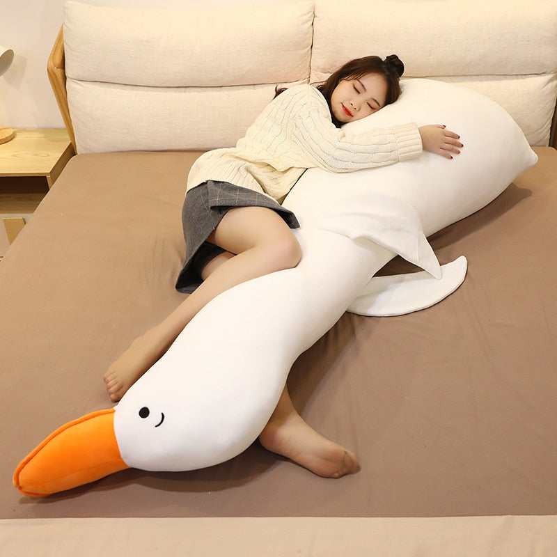Cute Big Happy Goose Soft Plush Stuffed Pillow Doll Gifts