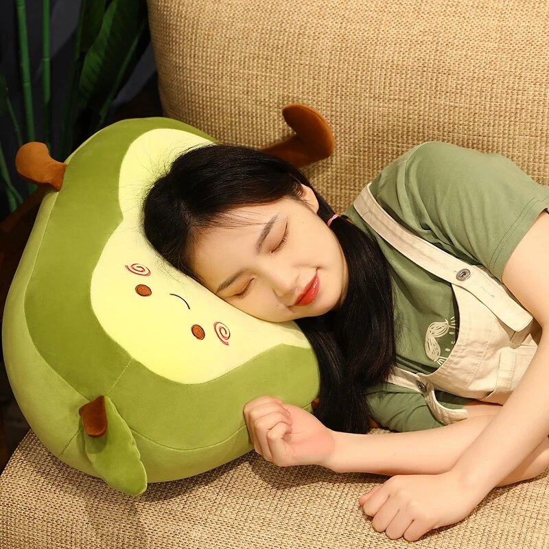 Cute Cartoon Fatty Avocado Large Size SOft Plush Stuffed Pillow Doll