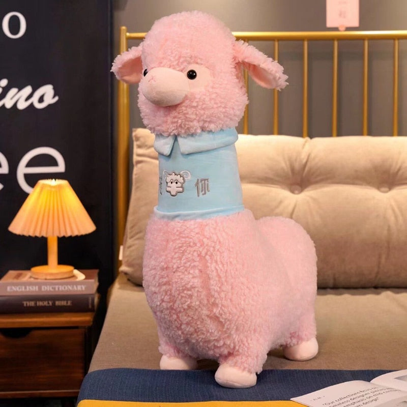 Lovely Alpaca Large Size Cotton Plush Stuffed Doll Pillow