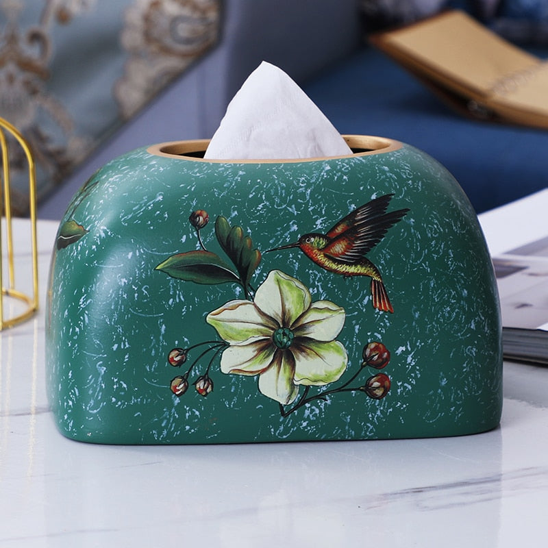 Beautiful Elegant Luxury Ceramics Tissue Box Holder