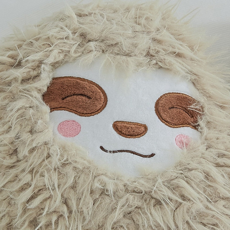 Cute Simulation Sloth Plush Soft Cushion Sofa Throw Pillow