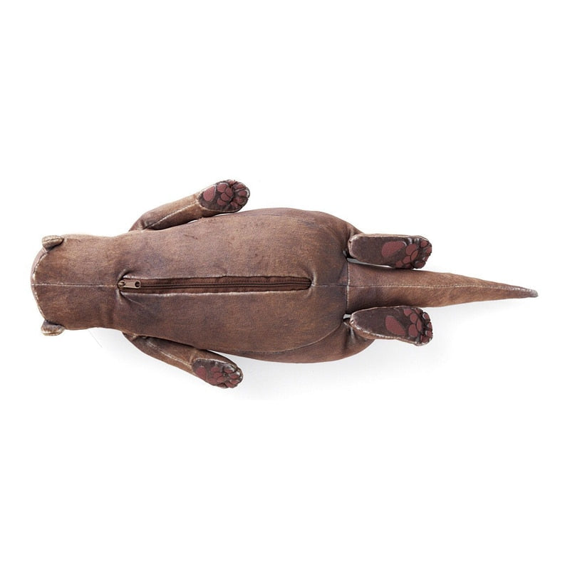 Cute Lying Otter Plush Stuffed Wrist Pad Pillow Pencil Case Doll Gift