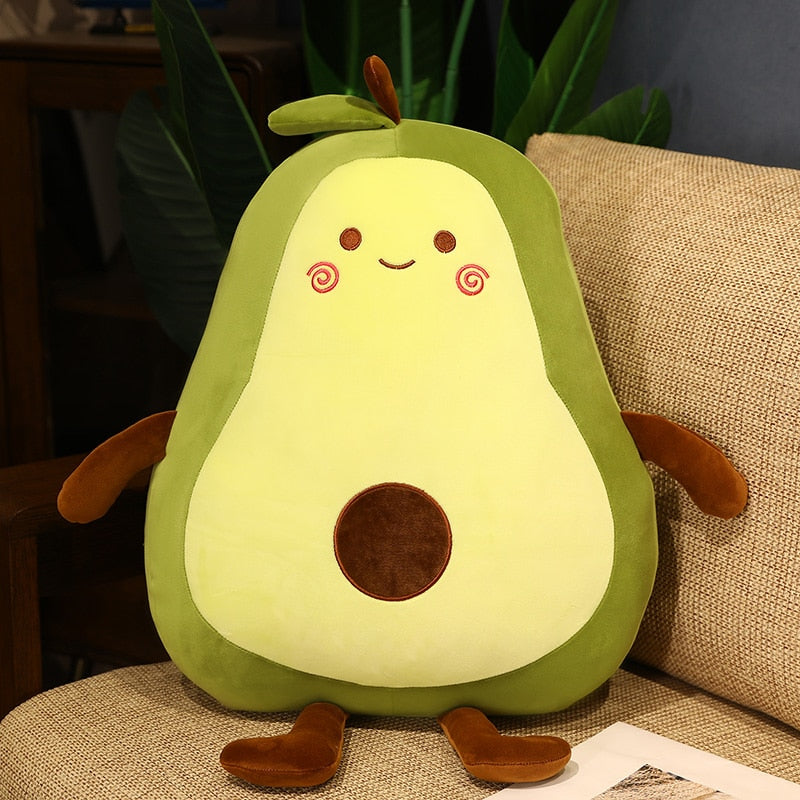 Cute Cartoon Fatty Avocado Large Size SOft Plush Stuffed Pillow Doll