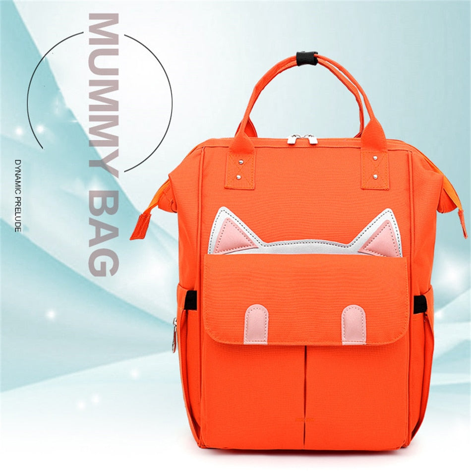 Cute Cat Ears Large Capacity Anti Theft Oxford Backpack