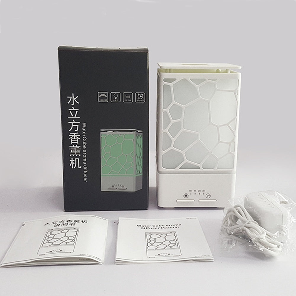 Color Changing 200mL Ultrasonic Aroma Diffuser Mist Maker LED Light Humidifier