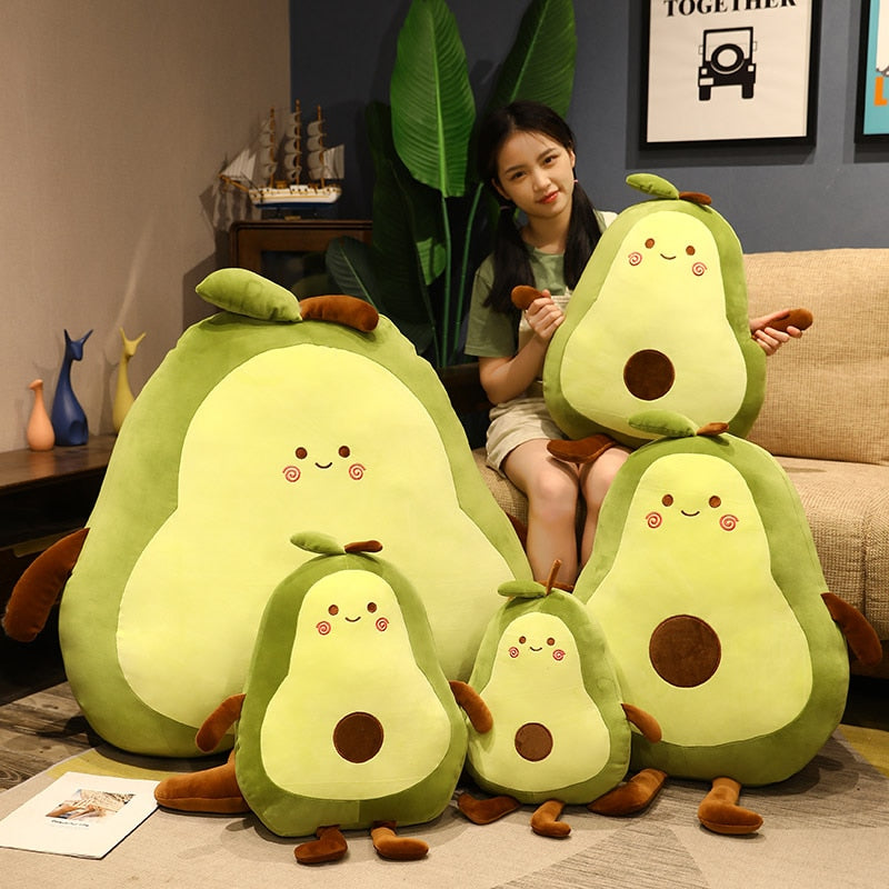 Cute Cartoon Fatty Avocado Large Size SOft Plush Stuffed Pillow Doll