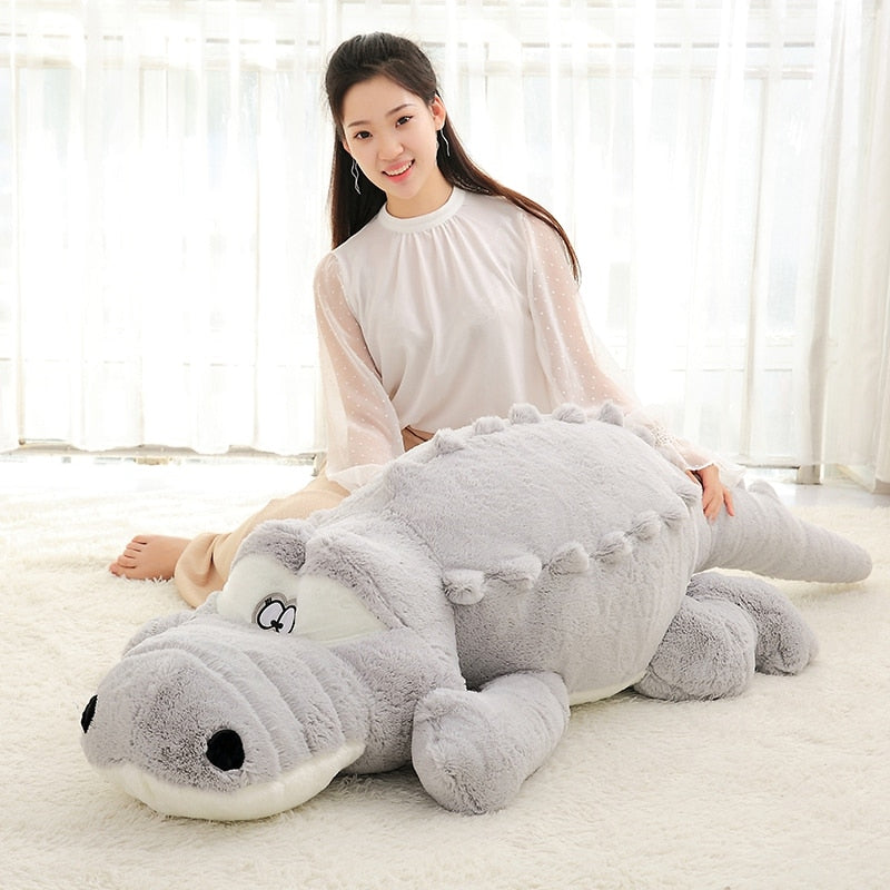 Giant Crocodile Lying Soft Plush Stuffed Pillow Dolls