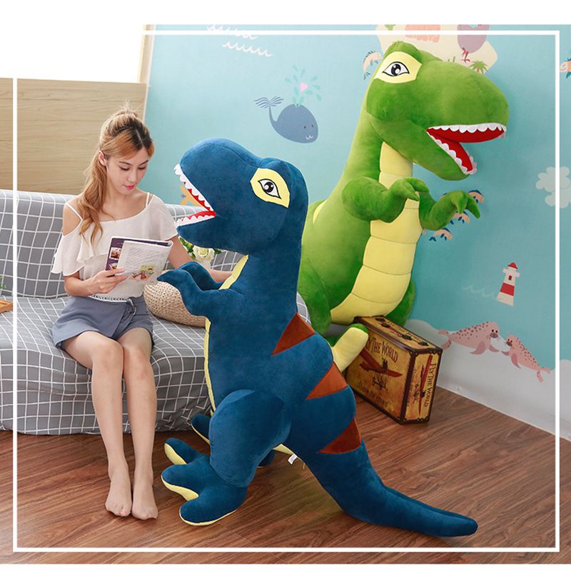 Cute T-Rex Dinosaur Fluffy Soft Plush Doll Pillow Gifts For Children