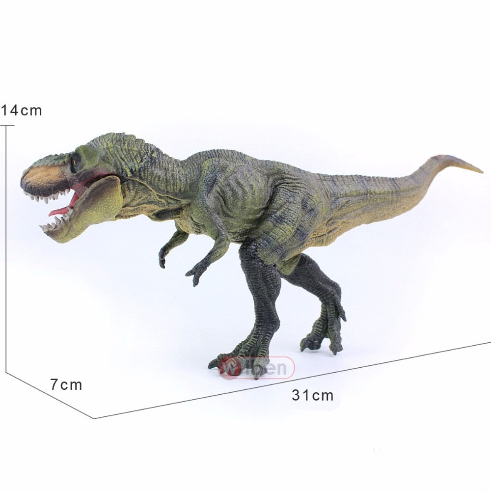 Tyrannosaurus Rex and Velociraptor Dinosaur Model Figures Toys