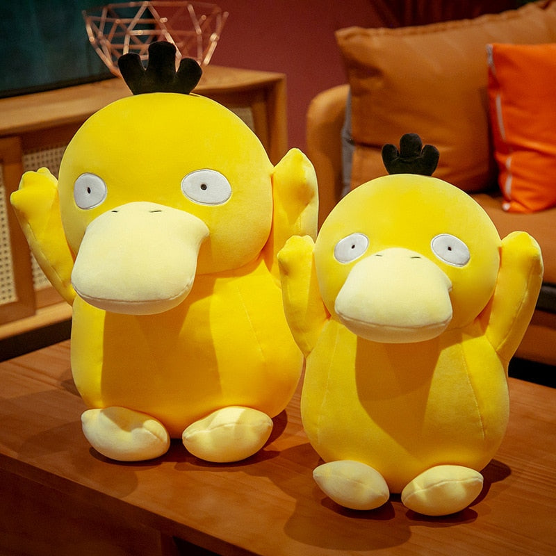 Cute Dizzy Psyduck Yellow Duck Pokemon Plush Stuffed Soll Gift