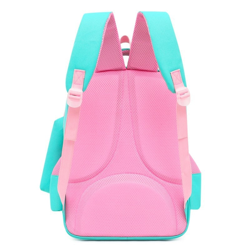 Cartoon 3D Flamingo Shark School Bag Backpack For Girls Boys