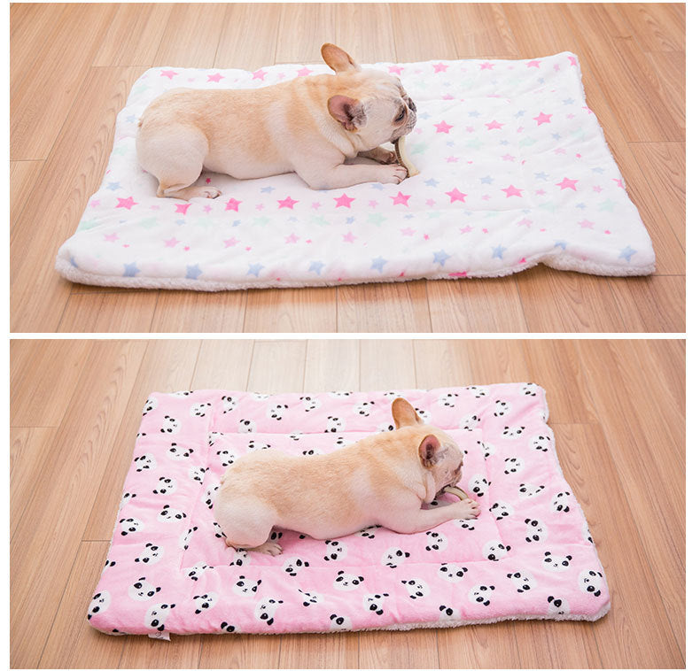 Cute Soft Cashmere Wool Pet Bed Universal Mat