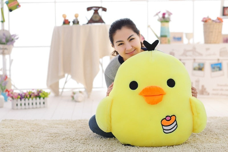 Cute Yellow Chicken Rooster Plush Doll Stuffed Kids Toys for Children