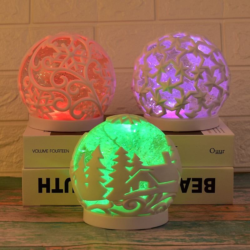 TV Box Snowflakes Globes Music Box Crystal Ball Gifts
