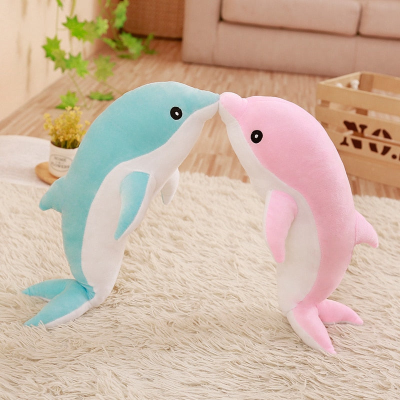 Cute Dolphin Large Size Soft Plush Stuffed Doll Pillow