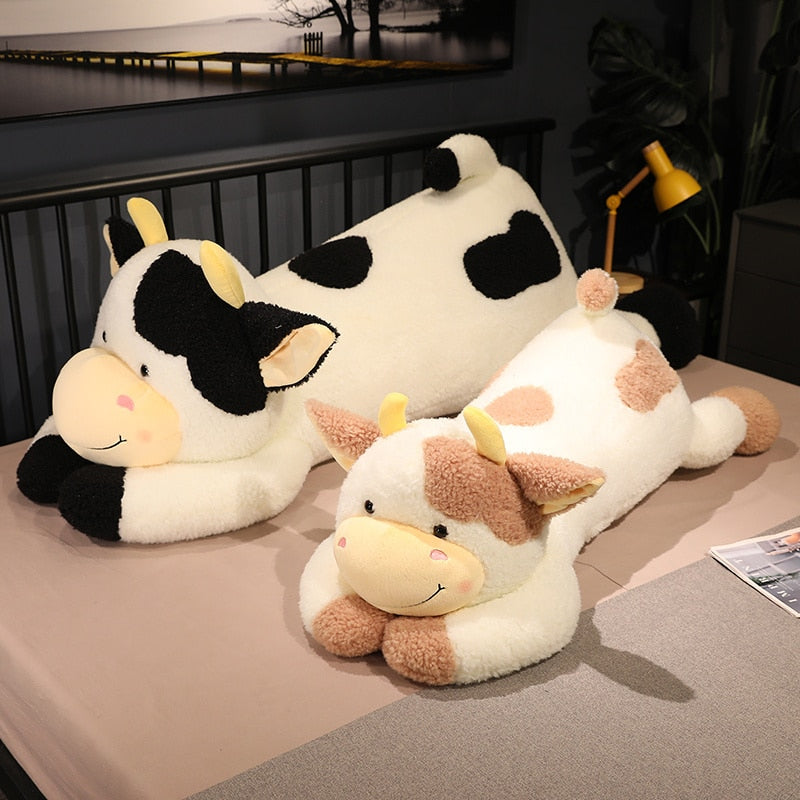 Lovely Giant Cattle Milk Cow Large Size Stuffed Plushie Doll Toy