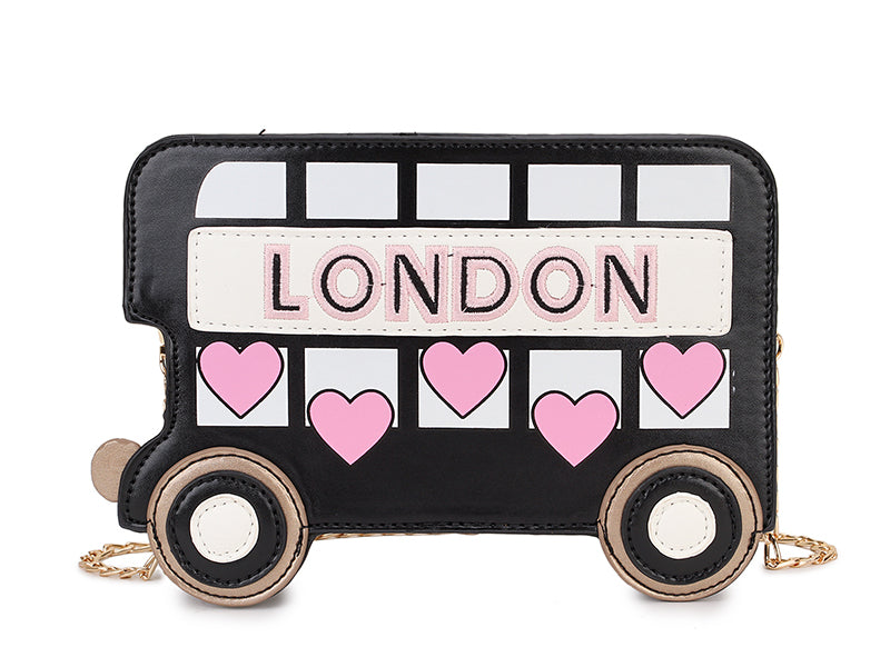 Cute Sightseeing London Bus Mini Purse Shoulder Bag Handbag