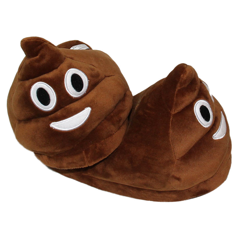 Funny Brown Poo Unisex Warm Indoor Slippers Shoes