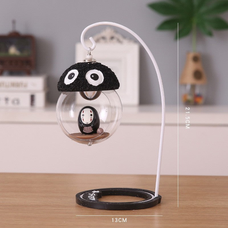 No Face Faceless Spirited Away Figures Model LED Night Light Lantern Lamp