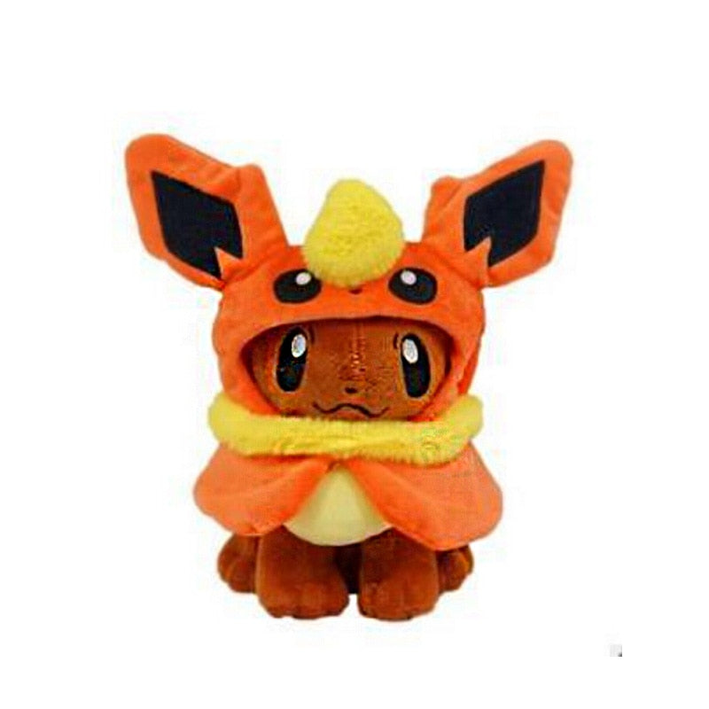 Cute Pokemon Eevee Cosplay Suit Plush Stuffed Doll