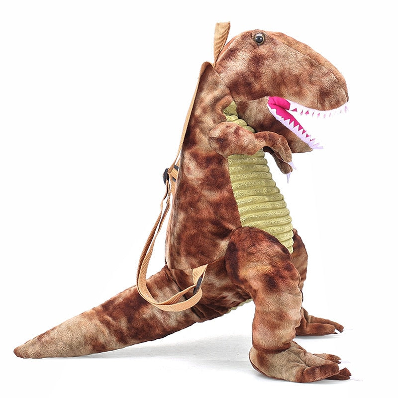 Cartoon 3D Dinosaurs Plush Backpack Bag for Children Kids Gifts