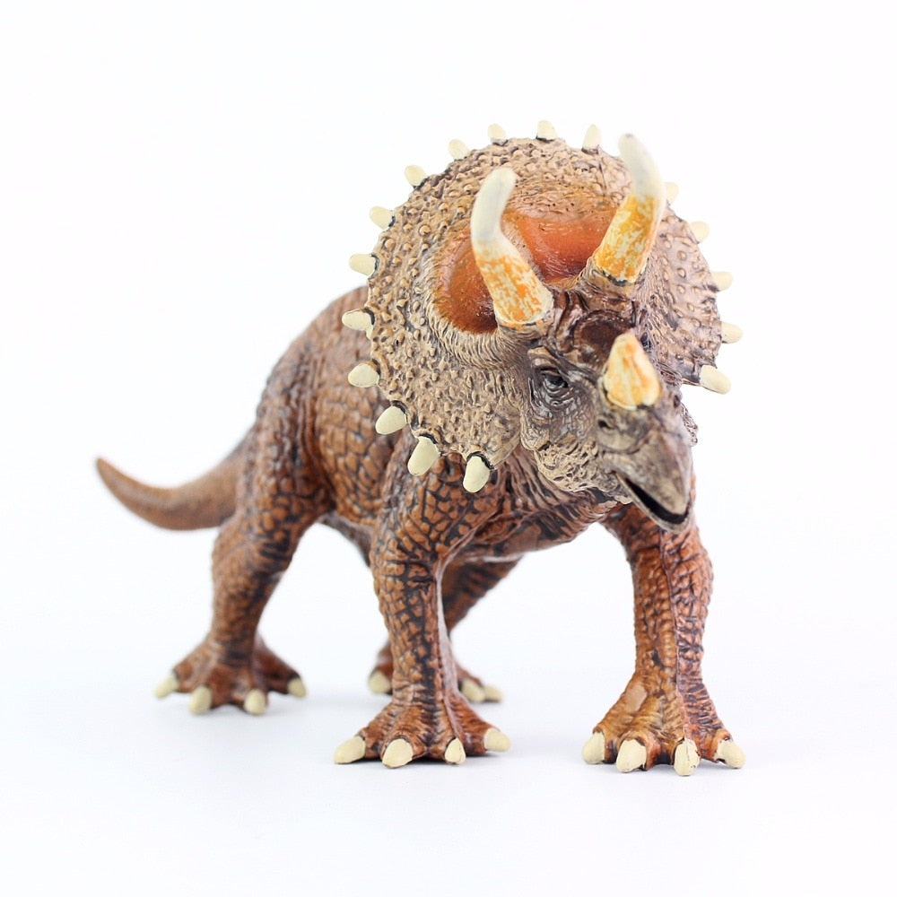 Realistic Jurassic Triceratops Dinosaur Action Model Toy Figures