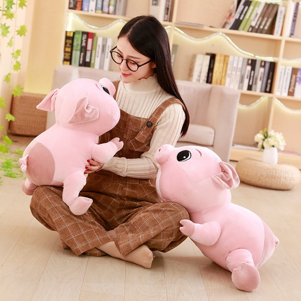 Cute Big Eyes Piggy Pig Plush Toy Soft Doll Pillow