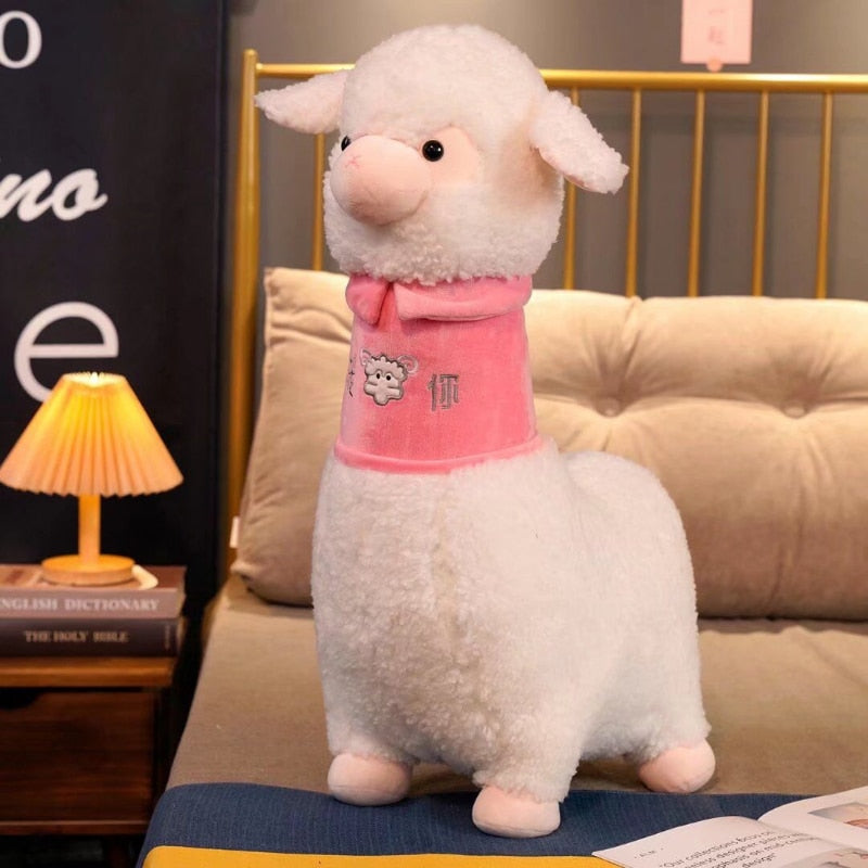 Lovely Alpaca Large Size Cotton Plush Stuffed Doll Pillow
