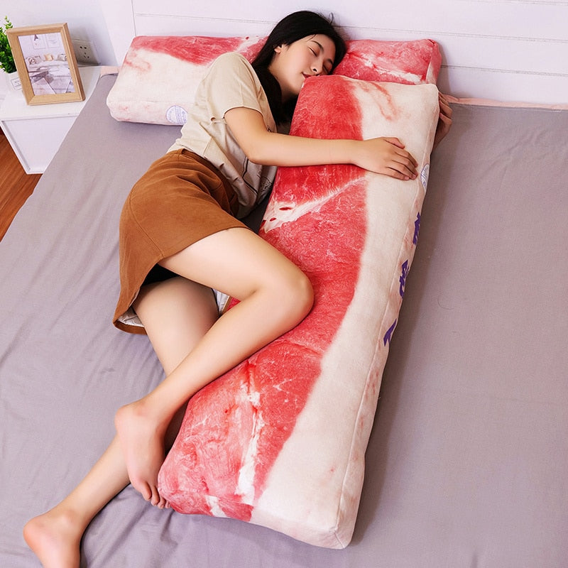Simulated Pork Tenderloin Stuffed Plush Pillow Doll Gift