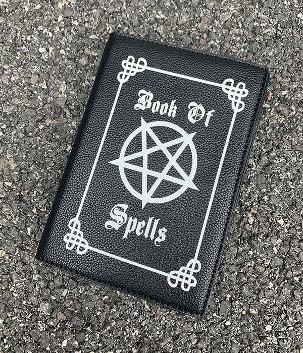 Dark Magic Book of Spells Leather Purse Handbag Shoulder Bag