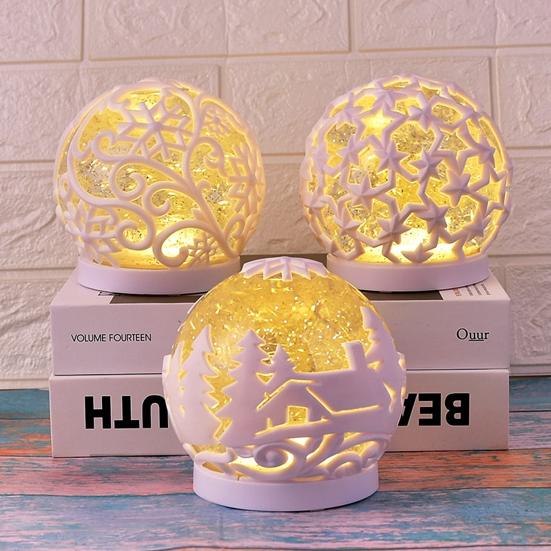TV Box Snowflakes Globes Music Box Crystal Ball Gifts