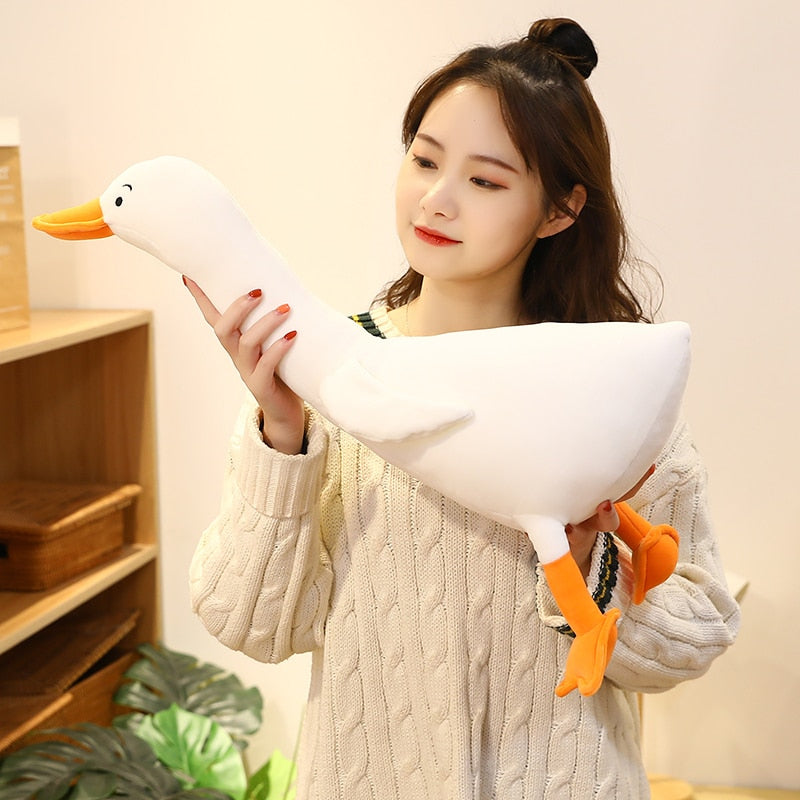 Cute Big Happy Goose Soft Plush Stuffed Pillow Doll Gifts