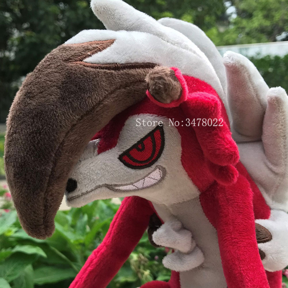 Midnight Lycanroc Shiny Night Pokemon Plush Stuffed Toy Doll
