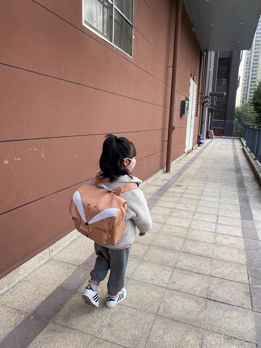 Cute Cartoon Baby Animal Cartool Plush Backpack School Bag