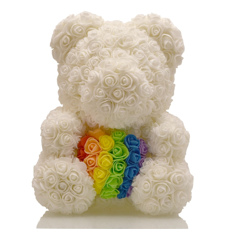 Rose Rabbit Dog Unicorn Artificial Flower Doll Gift