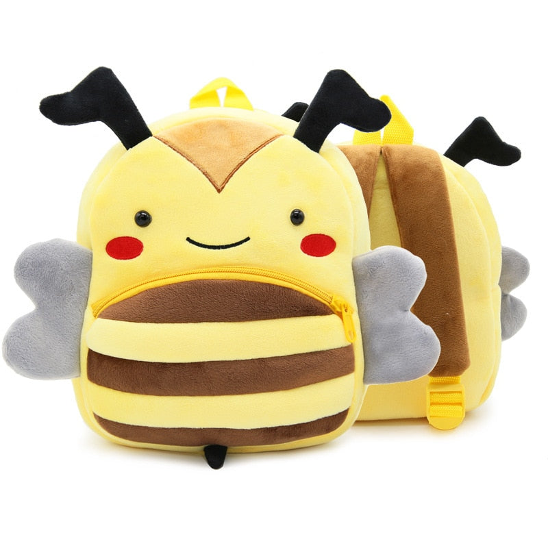 Cartoon Animal Children Plush Backpacks