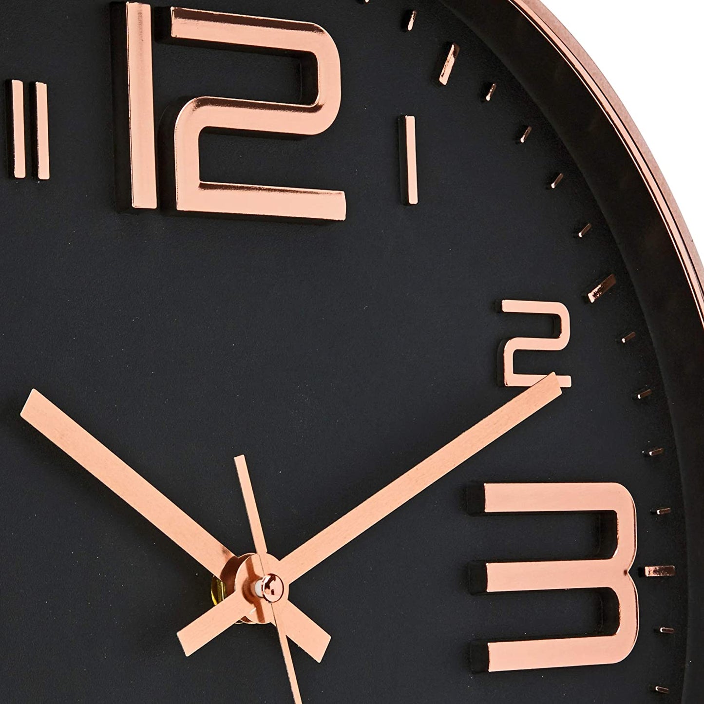 Modern Minimal Large Numbers 12 Inches Silent Non-ticking Round Wall Clock